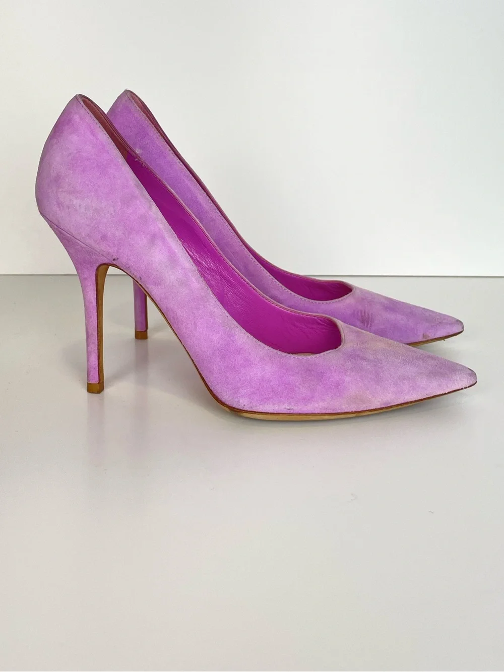 Christian Dior Suede Pointed-Toe Stiletto Pump size 37 US 6.5-7
